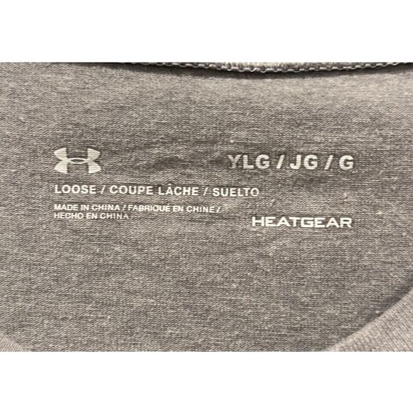 UNDER ARMOUR Gray Heatgear Soccer Soda T-Shirt - Picture 2 of 4